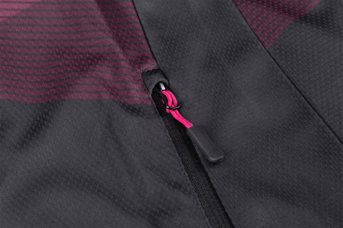 detail ETAPE GAIA dámský cyklistický dres magenta/černá