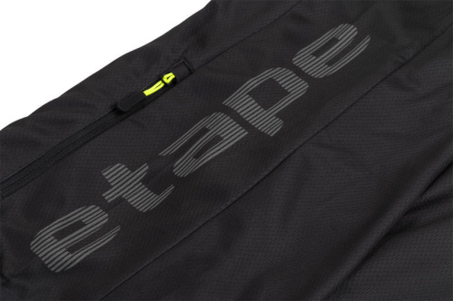 detail ETAPE COMFORT pánský dres na kolo černá/žlutá fluo