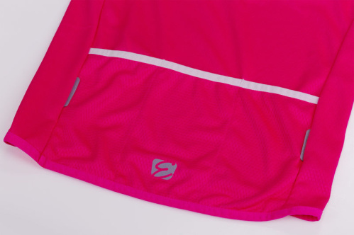 detail ETAPE PEDDY 2.0 dětský cyklistický dres lila/růžová