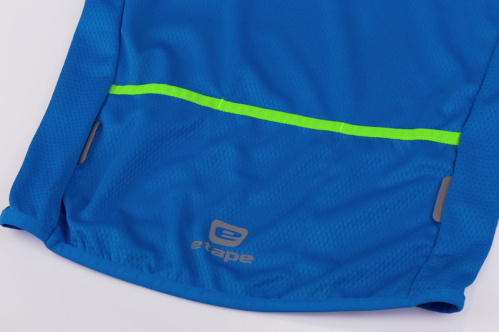 detail ETAPE PEDDY 2.0 dětský cyklistický dres zelená/modrá