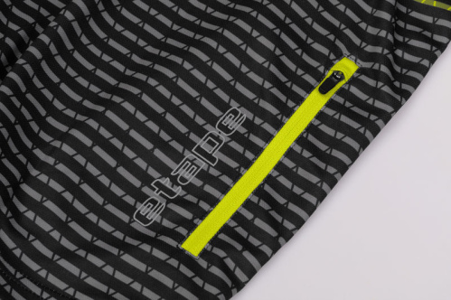 detail ETAPE FREETIME 2.0 pánský volný cyklistický dres limeta/černá