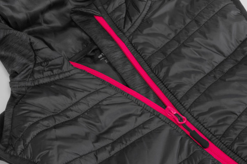 detail ETAPE ARTEMIS PRO 2.0 dámská zateplená vesta černá/růžová