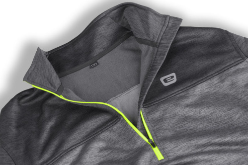 detail Pánská mikina ETAPE AARON černá/žlutá fluo