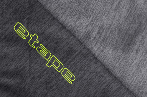 detail Pánská mikina ETAPE AARON černá/žlutá fluo