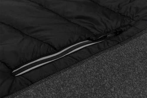 detail Pánská hybridní mikina s kapucí ETAPE CRUX PRO černá