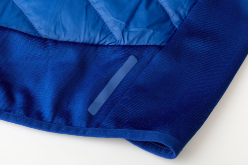 detail ETAPE CRUX PRO 2.0 pánská mikina s kapucí modrá/červená