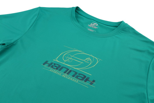 detail HANNAH pánské funkční triko PARNELL krátký rukáv dynasty green