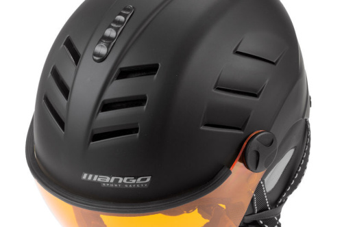detail MANGO VOLCANO PRO lyžařská helma s vizorem černá mat 2023