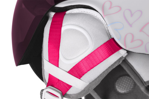 detail ETAPE SPEEDY PRO JR dětská lyžařská helma s vizorem bílá mat 2023