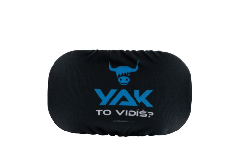 detail YAK obal na lyžařské brýle modrý