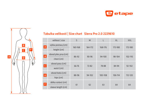 detail ETAPE SIERRA PRO 2.0 dámská mikina s kapucí černá