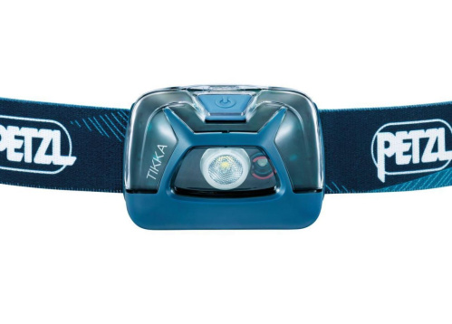 detail PETZL TIKKA E093FA01 Hybrid concept čelovka modrá 300lm