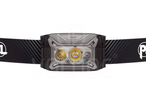 detail PETZL ACTIK CORE E065AA00 čelovka 2022 šedá 600lm