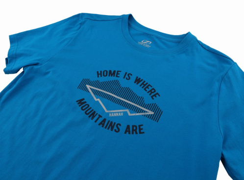 detail HANNAH pánské triko MATAR krátký rukáv blue jewel