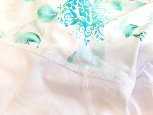 detail SUSPECT ANIMAL BIRD 321037 dámské funkční triko bamboo thermo bílá