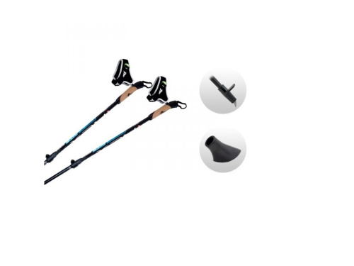 detail REX NT5 WALKING POLES 100cm-135cm S modrá