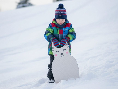 detail VYLEN ČIČI pěnový kluzák na sníh bílá