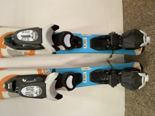 detail ROSSIGNOL STAR WARS BABY JR + LOOK KIDX 4 dětské sjezdové lyže modré - BAZAR