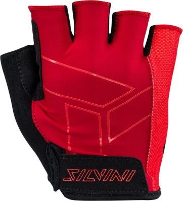 Pánské cyklistické rukavice SILVINI LIRO MA1444 merlot-red