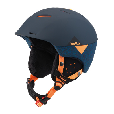 Lyžařská helma BOLLE SYNERGY soft navy orange 2018