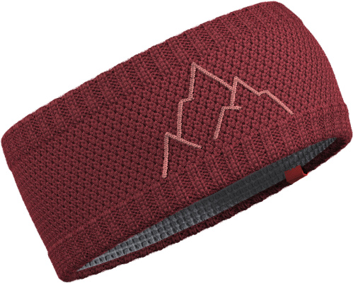 detail HANNAH ASTRA dámská merino čelenka garnet