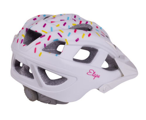 detail Dětská cyklistická přilba ETAPE MISSY bílá mat 2022