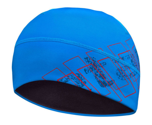 detail ETAPE FIZZ čepice termo fit modrá/červená