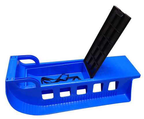 detail ACRA KAMZÍK plastové saně modré 85cm