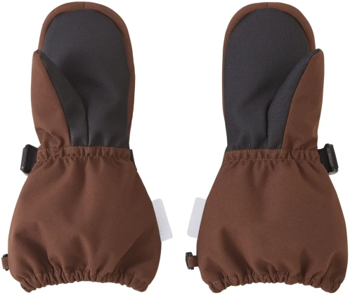 detail REIMA OTE dětské membránové palčáky umber brown