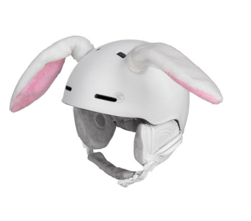 detail ETAPE FUNNY KIT dekorace na přilbu bílý králík