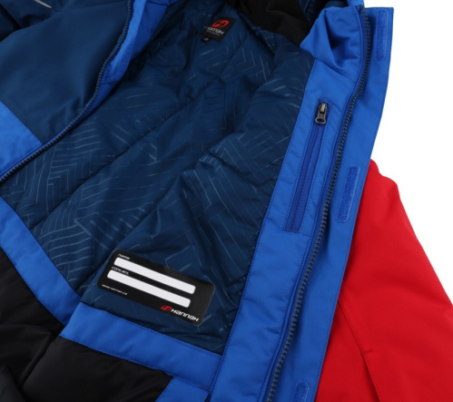 detail Bunda dětská zimní HANNAH TIMUR modrá/červená 18/19