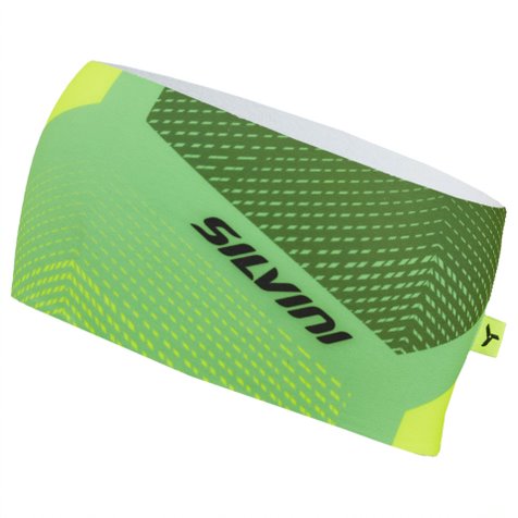 detail SILVINI PIAVE UA1536 green/neon jednovrstvá sportovní čelenka