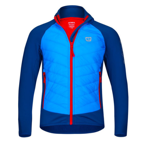 detail ETAPE ALEX dětská hybridní mikina modrá/červená