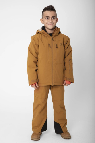 detail 2117 OF SWEDEN LAUKER dětská lyžařská bunda gold