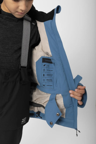 detail 2117OF SWEDEN LAUKER dětská lyžařská bunda blue
