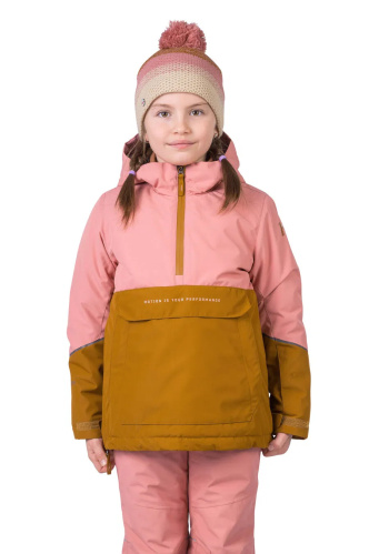 detail HANNAH JUMY JR dětská lyžařská bunda rosette/golden brown