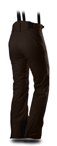 detail Dámské lyžařské kalhoty TRIMM DARRA dark brown