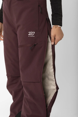 detail 2117 OF SWEDEN LAUKER dětské lyžařské kalhoty dk plum