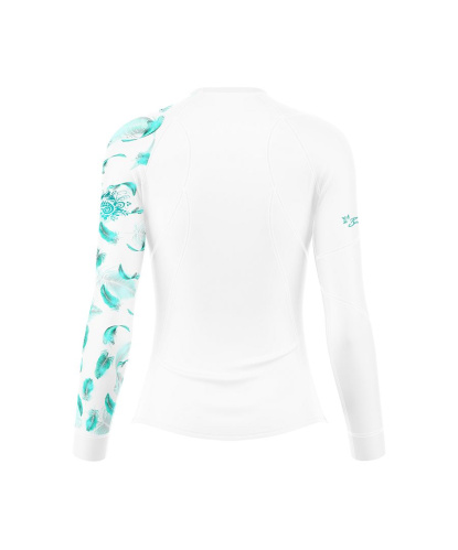 detail SUSPECT ANIMAL BIRD 321037 dámské funkční triko bamboo thermo bílá