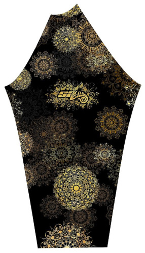 detail SUSPECT ANIMAL GOLDEN EYE 321050 ECO zip bamboo thermo dámské triko stoják černá