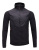 detail SILVINI CORE MJ1700 pánská bunda na běžky black/charcoal