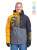 detail MEATFLY SHADER pánská SNB & SKI bunda Shader, Sunflower/Dark Grey