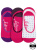detail MEATFLY LOW SOCKS dámské ponožky 3 pack fuchsia dots