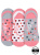 detail MEATFLY LOW SOCKS dámské ponožky 3 pack grey/pink