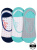 detail MEATFLY LOW SOCKS dámské ponožky 3 pack blue dots