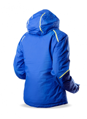 detail Bunda dámská zimní TRIMM GARDENA jeans blue/lemon