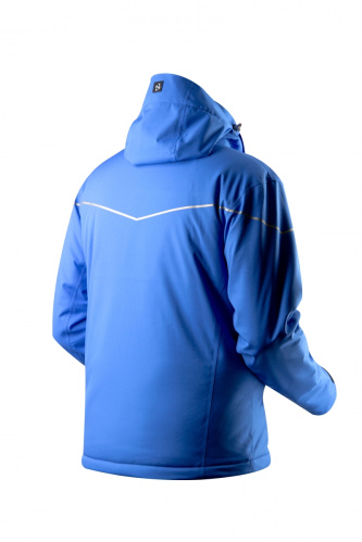 detail Bunda pánská zimní TRIMM STORM royal blue/orange