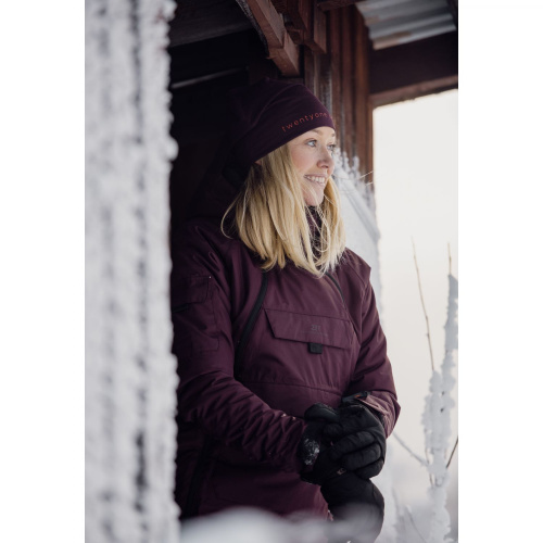 detail 2117 OF SWEDEN TYBBLE dámská lyžařská bunda dk plum