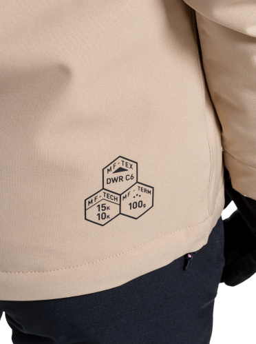 detail MEATFLY KIRSTEN dámská SNB & SKI bunda Blossom White/Latte