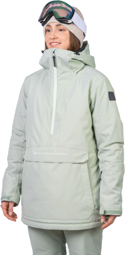detail HANNAH MEGIE dámská lyžařská bunda desert sage